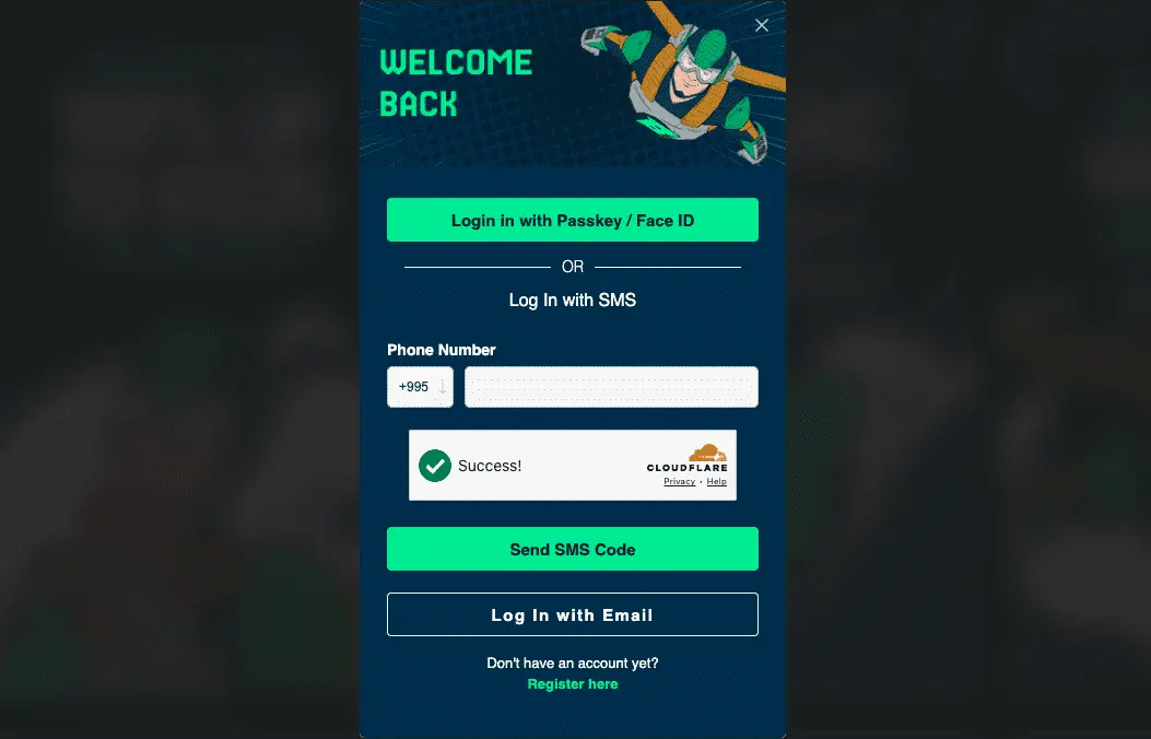 Betmac registration form